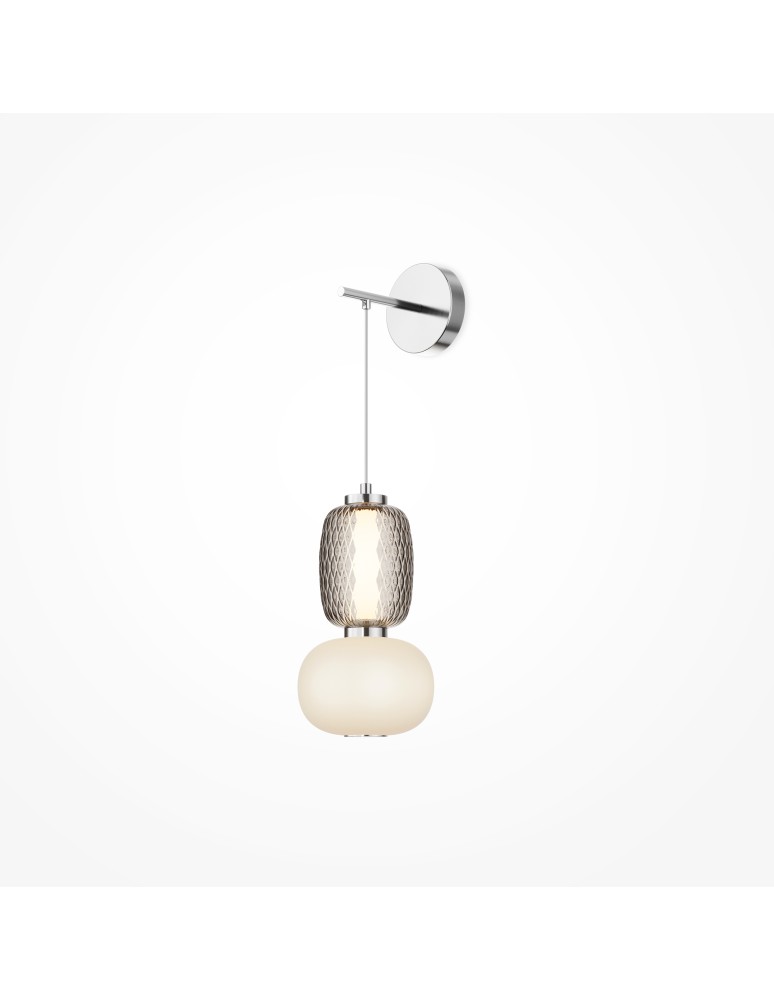 Maytoni Pattern Lampa Ścienna Wisząca LED 18W 2400lm 3000K Chrom MOD267WL-L18CH3K Maytoni Pattern Lampa Ścienna Wisząca LED 18W 2400lm 3000K Chrom MOD267WL-L18CH3K