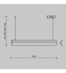 Maytoni Petra Lampa Wisząca Pozioma LED 35W 2400lm 3000K Mosiądz MOD250PL-L36BS3K Maytoni Petra Lampa Wisząca Pozioma LED 35W 2400lm 3000K Mosiądz MOD250PL-L36BS3K
