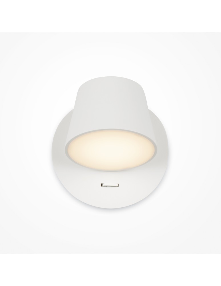 Maytoni Pixel Kinkiet/Ścienna z Włącznikiem LED 7W 350lm 3000K Biały MOD421WL-L6W3K