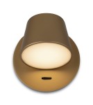 Maytoni Pixel Kinkiet/Ścienna z Włącznikiem LED 7W 350lm 3000K Mosiądz MOD421WL-L6BS3K Maytoni Pixel Kinkiet/Ścienna z Włącznikiem LED 7W 350lm 3000K Mosiądz MOD421WL-L6BS3K
