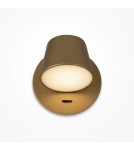 Maytoni Pixel Kinkiet/Ścienna z Włącznikiem LED 7W 350lm 3000K Mosiądz MOD421WL-L6BS3K Maytoni Pixel Kinkiet/Ścienna z Włącznikiem LED 7W 350lm 3000K Mosiądz MOD421WL-L6BS3K