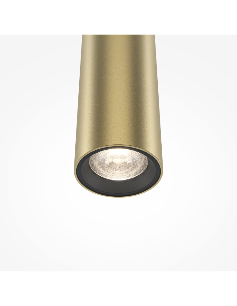 Maytoni Pro Extra Lampa Wisząca Rurka LED 6W 500lm 4000K Złoty MOD160PL-L6G4K1 Maytoni Pro Extra Lampa Wisząca Rurka LED 6W 500lm 4000K Złoty MOD160PL-L6G4K1