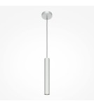 Maytoni Pro Focus Lampa Wisząca Rurka 1xGU10 6W Srebrny MOD161PL-01CM1 Maytoni Pro Focus Lampa Wisząca Rurka 1xGU10 6W Srebrny MOD161PL-01CM1