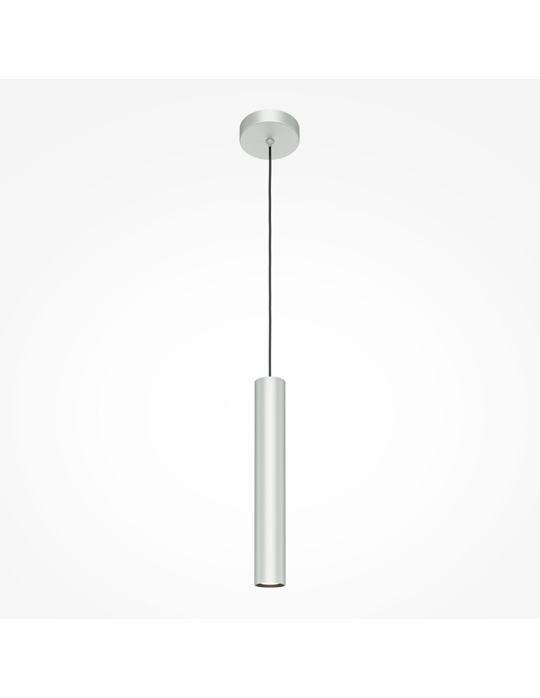 Maytoni Pro Focus Lampa Wisząca Rurka 1xGU10 6W Srebrny MOD161PL-01CM1 Maytoni Pro Focus Lampa Wisząca Rurka 1xGU10 6W Srebrny MOD161PL-01CM1