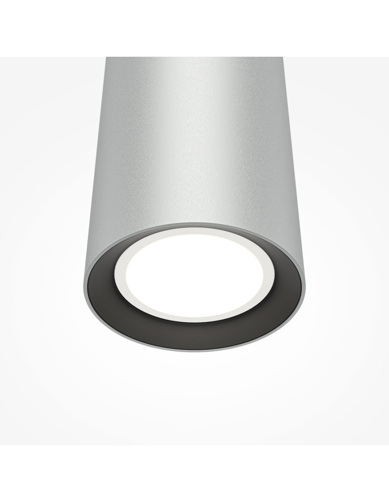Maytoni Pro Focus Lampa Wisząca Rurka 1xGU10 6W Srebrny MOD161PL-01CM1 Maytoni Pro Focus Lampa Wisząca Rurka 1xGU10 6W Srebrny MOD161PL-01CM1