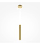 Maytoni Pro Focus Lampa Wisząca Rurka 1xGU10 6W Złoty MOD161PL-01G1 Maytoni Pro Focus Lampa Wisząca Rurka 1xGU10 6W Złoty MOD161PL-01G1