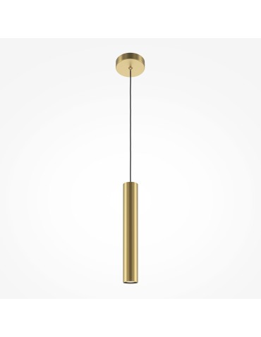 Maytoni Pro Focus Lampa Wisząca Rurka 1xGU10 6W Złoty MOD161PL-01G1