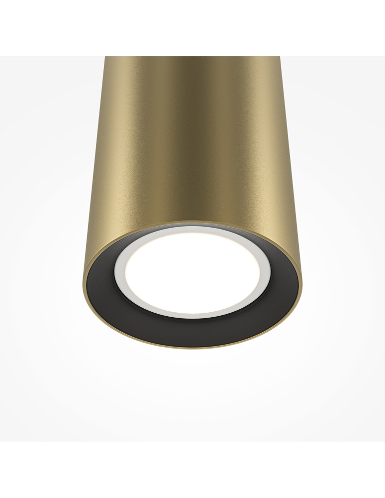 Maytoni Pro Focus Lampa Wisząca Rurka 1xGU10 6W Złoty MOD161PL-01G1 Maytoni Pro Focus Lampa Wisząca Rurka 1xGU10 6W Złoty MOD161PL-01G1