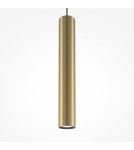 Maytoni Pro Focus Lampa Wisząca Rurka 1xGU10 6W Złoty MOD161PL-01G1 Maytoni Pro Focus Lampa Wisząca Rurka 1xGU10 6W Złoty MOD161PL-01G1