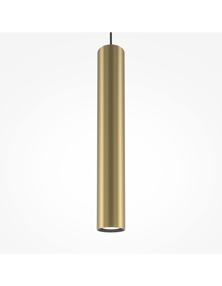 Maytoni Pro Focus Lampa Wisząca Rurka 1xGU10 6W Złoty MOD161PL-01G1 Maytoni Pro Focus Lampa Wisząca Rurka 1xGU10 6W Złoty MOD161PL-01G1