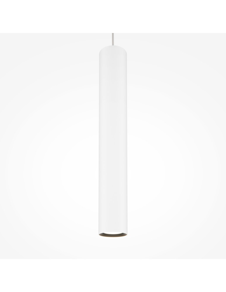 Maytoni Pro Focus Lampa Wisząca Rurka 1xGU10 6W Biały MOD161PL-01W1 Maytoni Pro Focus Lampa Wisząca Rurka 1xGU10 6W Biały MOD161PL-01W1