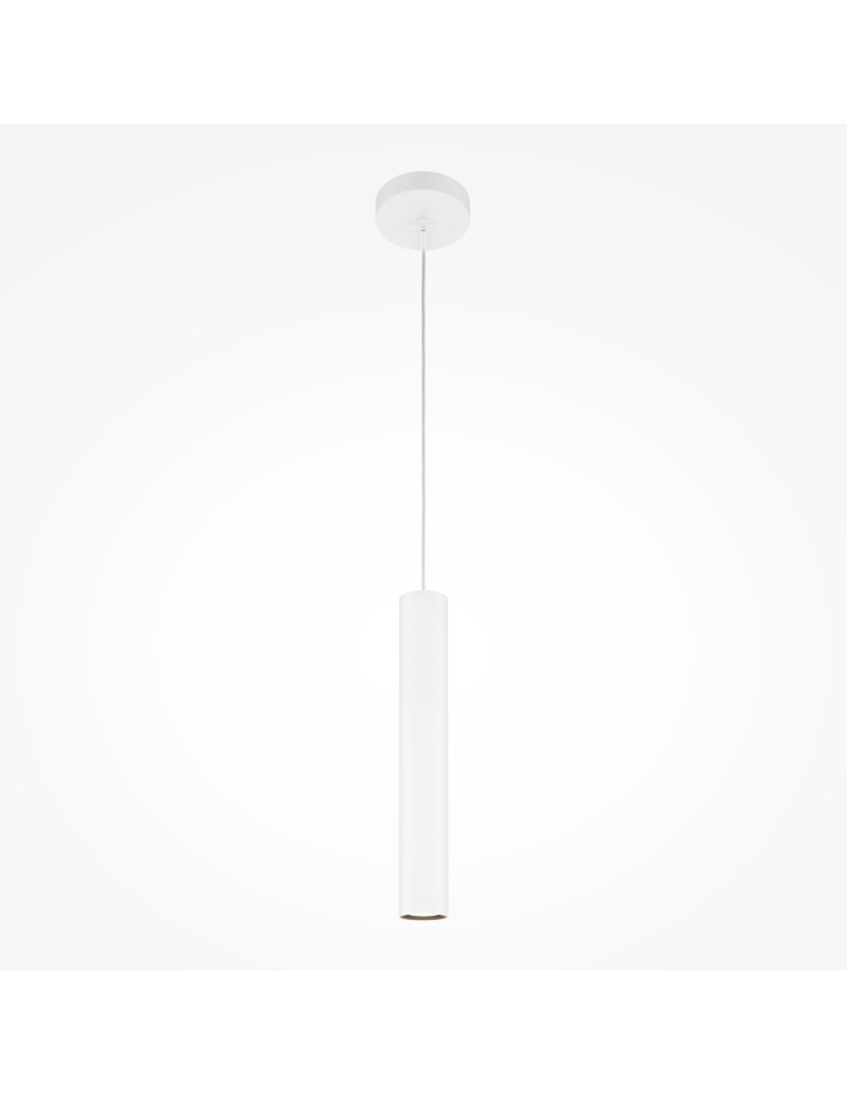 Maytoni Pro Focus Lampa Wisząca Rurka 1xGU10 6W Biały MOD161PL-01W1 Maytoni Pro Focus Lampa Wisząca Rurka 1xGU10 6W Biały MOD161PL-01W1