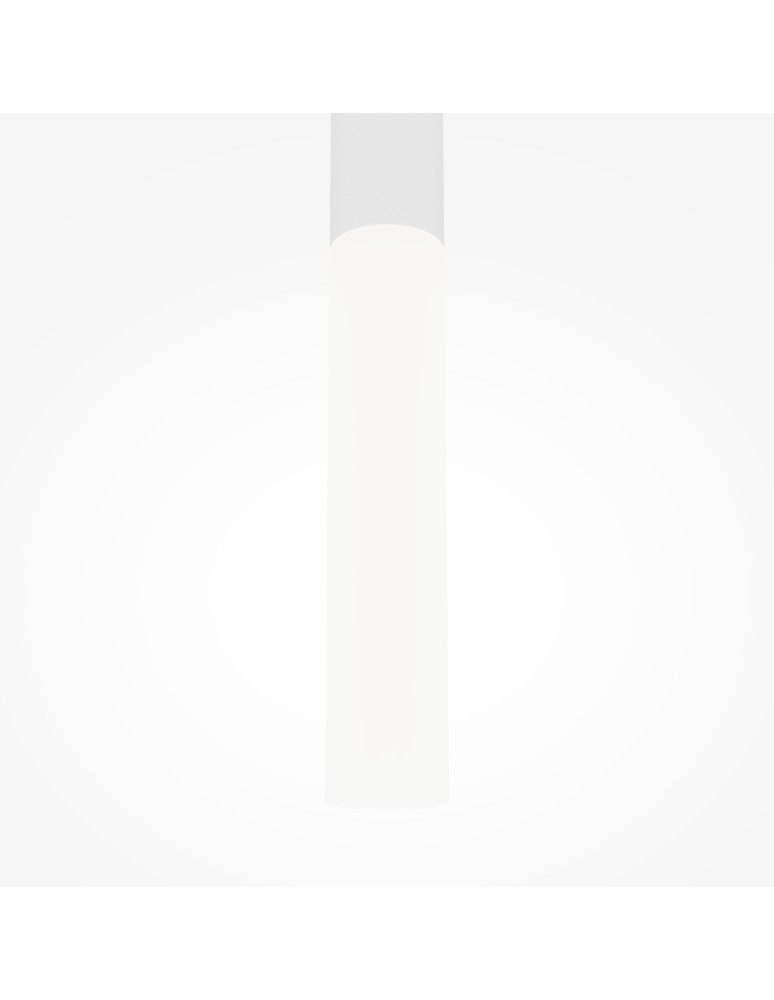 Maytoni Pro Shade Lampa Wisząca Rurka LED 6W 500lm 4000K Biały MOD157PL-L6W4K1 Maytoni Pro Shade Lampa Wisząca Rurka LED 6W 500lm 4000K Biały MOD157PL-L6W4K1