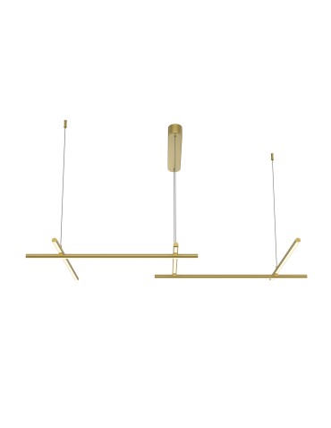 Maytoni Radiance Lampa Wisząca LED 50W 2150lm 3000K Złoty MOD278PL-L50G3K