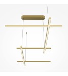 Maytoni Radiance Lampa Wisząca LED 50W 2150lm 3000K Złoty MOD278PL-L50G3K Maytoni Radiance Lampa Wisząca LED 50W 2150lm 3000K Złoty MOD278PL-L50G3K