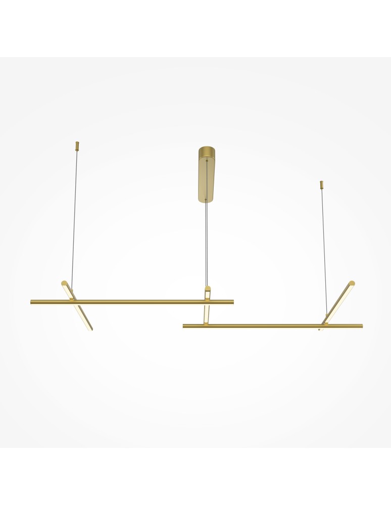 Maytoni Radiance Lampa Wisząca LED 50W 2150lm 3000K Złoty MOD278PL-L50G3K Maytoni Radiance Lampa Wisząca LED 50W 2150lm 3000K Złoty MOD278PL-L50G3K