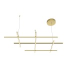 Lampy wiszące - Maytoni Radiance Lampa Wisząca LED 80W 3150lm 3000K Złoty MOD278PL-L86G3K - product 1