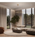 Lampy wiszące - Maytoni Radiance Lampa Wisząca LED 80W 3150lm 3000K Złoty MOD278PL-L86G3K - product 2