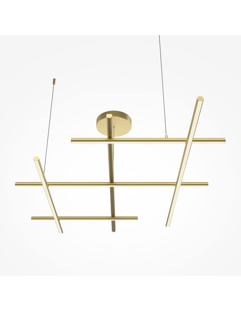 Maytoni Radiance Lampa Wisząca LED 80W 3150lm 3000K Złoty MOD278PL-L86G3K