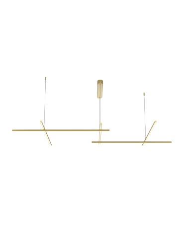 Maytoni Radiance Lampa Wisząca LED 80W 1900lm 3000K Złoty MOD278PL-L86G3K1