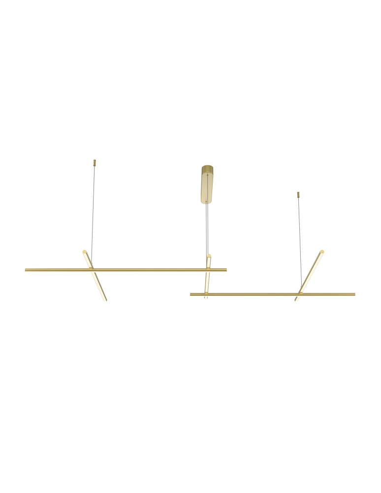 Maytoni Radiance Lampa Wisząca LED 80W 1900lm 3000K Złoty MOD278PL-L86G3K1 Maytoni Radiance Lampa Wisząca LED 80W 1900lm 3000K Złoty MOD278PL-L86G3K1