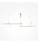 Maytoni Radiance Lampa Wisząca LED 80W 1900lm 3000K Złoty MOD278PL-L86G3K1 Maytoni Radiance Lampa Wisząca LED 80W 1900lm 3000K Złoty MOD278PL-L86G3K1