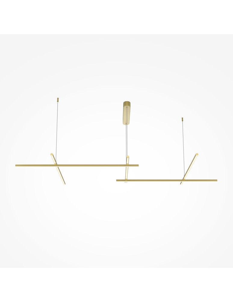 Maytoni Radiance Lampa Wisząca LED 80W 1900lm 3000K Złoty MOD278PL-L86G3K1 Maytoni Radiance Lampa Wisząca LED 80W 1900lm 3000K Złoty MOD278PL-L86G3K1
