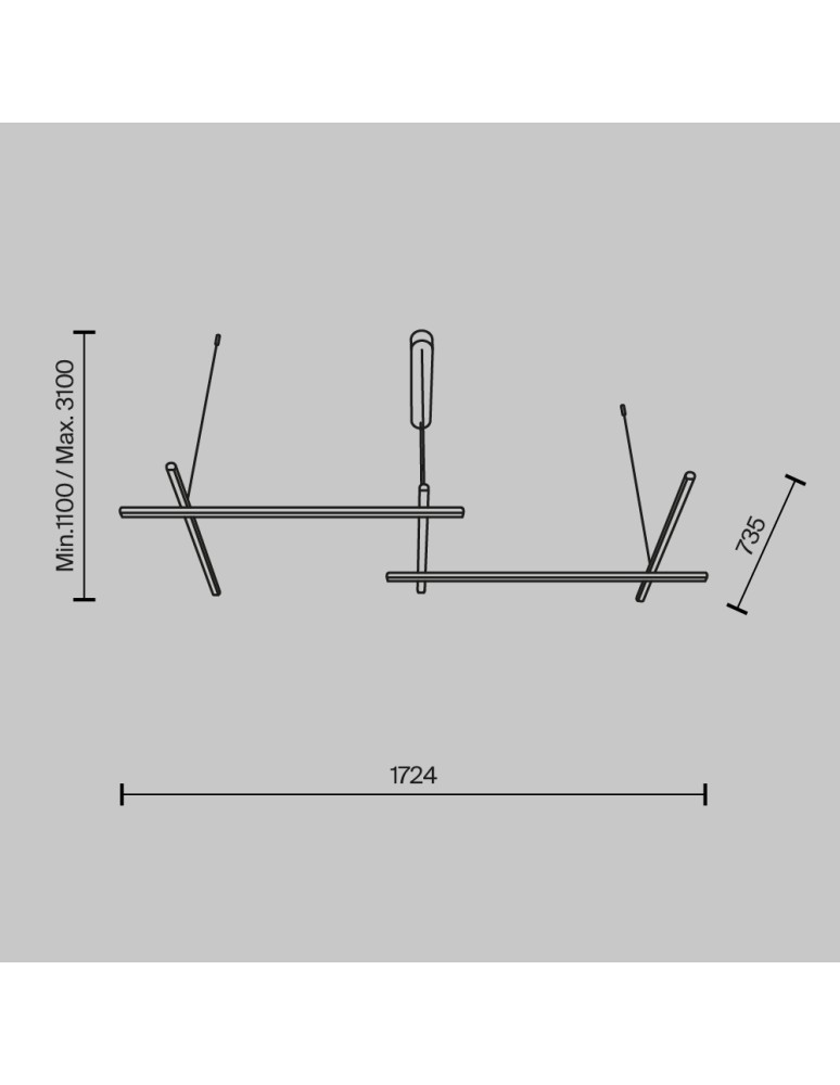 Maytoni Radiance Lampa Wisząca LED 80W 1900lm 3000K Złoty MOD278PL-L86G3K1 Maytoni Radiance Lampa Wisząca LED 80W 1900lm 3000K Złoty MOD278PL-L86G3K1