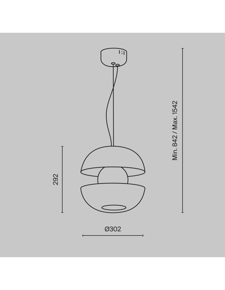 Maytoni Rebel Lampa Wisząca LED 6W 500lm 3000K Chrom MOD322PL-L6B3K Maytoni Rebel Lampa Wisząca LED 6W 500lm 3000K Chrom MOD322PL-L6B3K