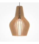 Maytoni Roots Lampa Wisząca Drewniana 1xE27 40W Czarny MOD191PL-01W1 Maytoni Roots Lampa Wisząca Drewniana 1xE27 40W Czarny MOD191PL-01W1