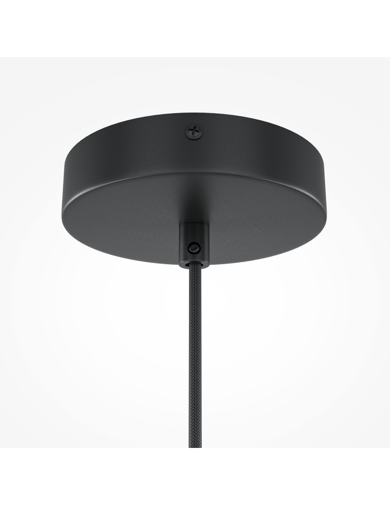 Maytoni Roots Lampa Wisząca Drewniana 1xE27 40W Czarny MOD191PL-01W1 Maytoni Roots Lampa Wisząca Drewniana 1xE27 40W Czarny MOD191PL-01W1