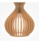 Maytoni Roots Lampa Wisząca Drewniana 1xE27 40W Czarny MOD192PL-01W1 Maytoni Roots Lampa Wisząca Drewniana 1xE27 40W Czarny MOD192PL-01W1