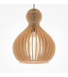 Maytoni Roots Lampa Wisząca Drewniana 1xE27 40W Czarny MOD192PL-01W1 Maytoni Roots Lampa Wisząca Drewniana 1xE27 40W Czarny MOD192PL-01W1
