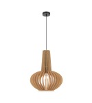 Maytoni Roots Lampa Wisząca Drewniana 1xE27 40W Czarny MOD193PL-01W1 Maytoni Roots Lampa Wisząca Drewniana 1xE27 40W Czarny MOD193PL-01W1