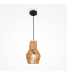 Maytoni Roots Lampa Wisząca Drewniana 1xE27 40W Czarny MOD191PL-01W Maytoni Roots Lampa Wisząca Drewniana 1xE27 40W Czarny MOD191PL-01W