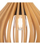 Lampy wiszące - Maytoni Roots Lampa Wisząca Drewniana 1xE27 40W Czarny MOD192PL-01W - product 2