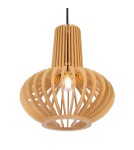 Maytoni Roots Lampa Wisząca Drewniana 1xE27 40W Czarny MOD193PL-01W Maytoni Roots Lampa Wisząca Drewniana 1xE27 40W Czarny MOD193PL-01W