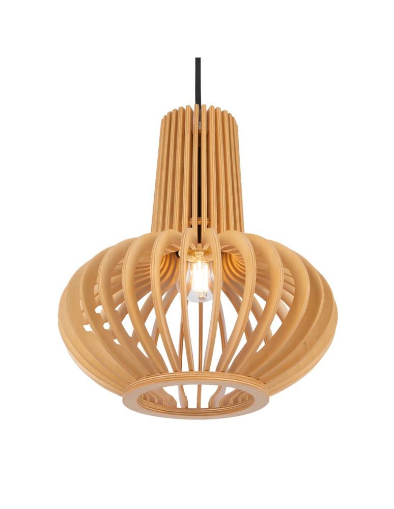 Maytoni Roots Lampa Wisząca Drewniana 1xE27 40W Czarny MOD193PL-01W Maytoni Roots Lampa Wisząca Drewniana 1xE27 40W Czarny MOD193PL-01W