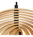 Maytoni Roots Lampa Wisząca Drewniana 1xE27 40W Czarny MOD197PL-01W Maytoni Roots Lampa Wisząca Drewniana 1xE27 40W Czarny MOD197PL-01W