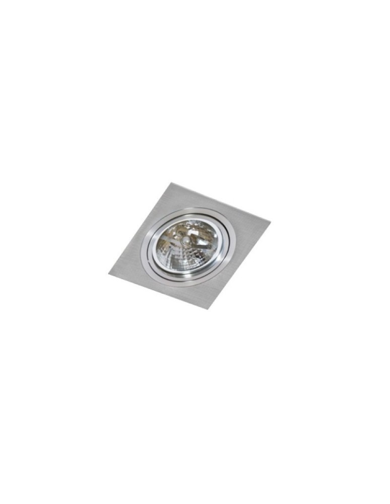 Lampy podtynkowe kierunkowe - Azzardo SIRO 1 ALUMINIUM 1xES111 Wpuszczana Aluminium AZ0767 - produkt kolory-swiatla.pl 1