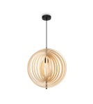 Maytoni Roots Lampa Wisząca Drewniana 1xE27 40W Czarny MOD197PL-01W1 Maytoni Roots Lampa Wisząca Drewniana 1xE27 40W Czarny MOD197PL-01W1
