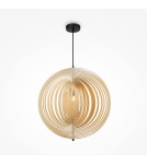 Maytoni Roots Lampa Wisząca Drewniana 1xE27 40W Czarny MOD197PL-01W2 Maytoni Roots Lampa Wisząca Drewniana 1xE27 40W Czarny MOD197PL-01W2