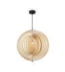 Maytoni Roots Lampa Wisząca Drewniana 1xE27 40W Czarny MOD197PL-01W2 Maytoni Roots Lampa Wisząca Drewniana 1xE27 40W Czarny MOD197PL-01W2
