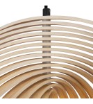 Maytoni Roots Lampa Wisząca Drewniana 1xE27 40W Czarny MOD197PL-01W2 Maytoni Roots Lampa Wisząca Drewniana 1xE27 40W Czarny MOD197PL-01W2