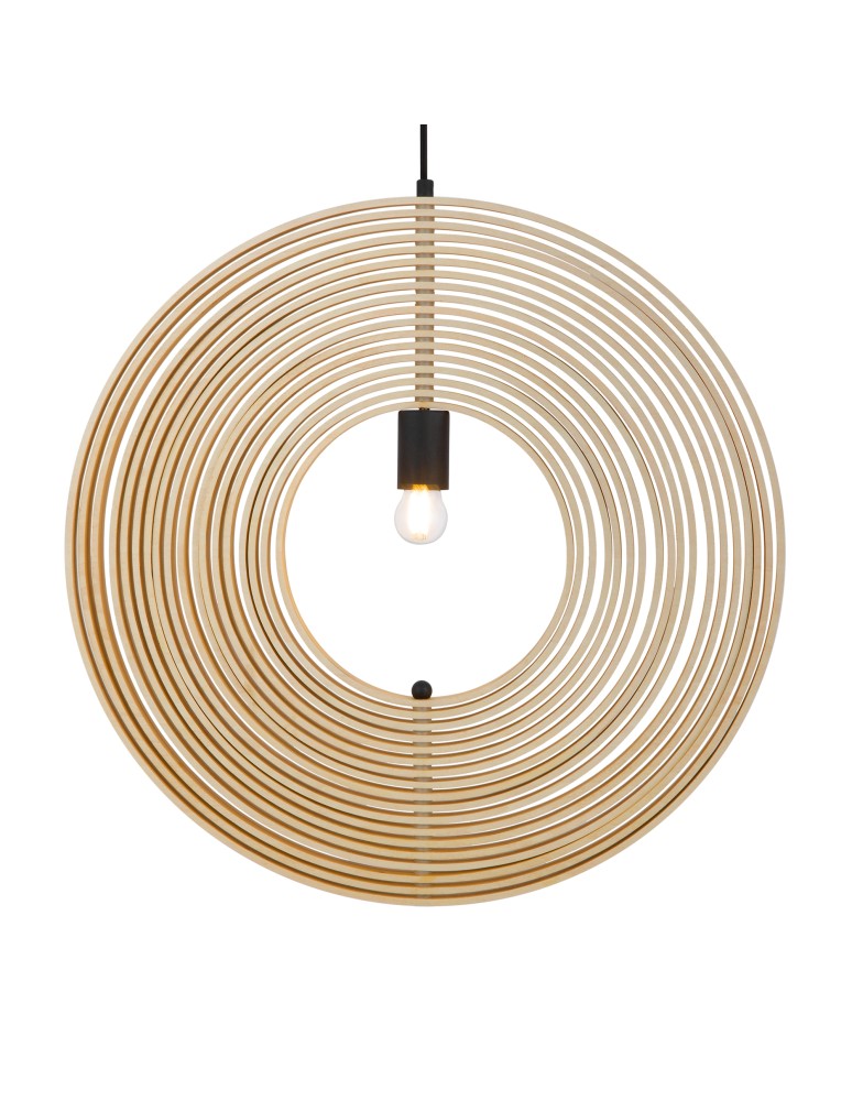 Maytoni Roots Lampa Wisząca Drewniana 1xE27 40W Czarny MOD197PL-01W2 Maytoni Roots Lampa Wisząca Drewniana 1xE27 40W Czarny MOD197PL-01W2