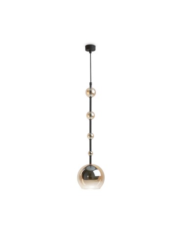 Maytoni Ros Lampa Wisząca Szklane Kule 1xGU10 28W Czarny MOD227PL-01B1