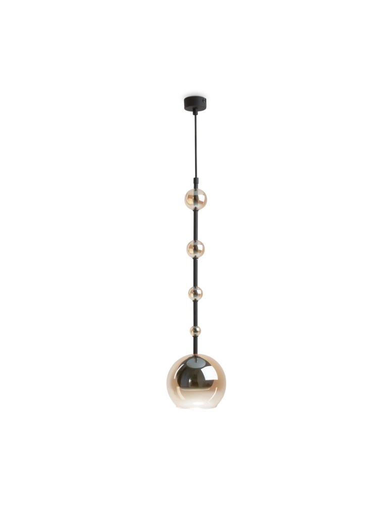 Maytoni Ros Lampa Wisząca Szklane Kule 1xGU10 28W Czarny MOD227PL-01B1