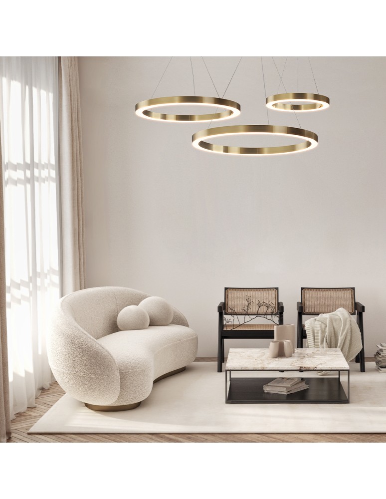 Maytoni Saturno Lampa Wisząca Ring LED 45W 3100lm 4000K Mosiądz MOD415PL-L45BS4K Maytoni Saturno Lampa Wisząca Ring LED 45W 3100lm 4000K Mosiądz MOD415PL-L45BS4K