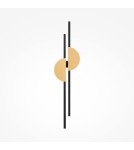 Kinkiety - Maytoni Skyline Kinkiet/Ścienna LED 23W 700lm 4000K Czarny MOD179WL-L22BS4K1 - product 1