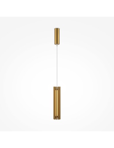 Maytoni Sonata Lampa Wisząca Nowoczesna LED 12W 330lm 3000K Mosiądz MOD410PL-L12BS3K
